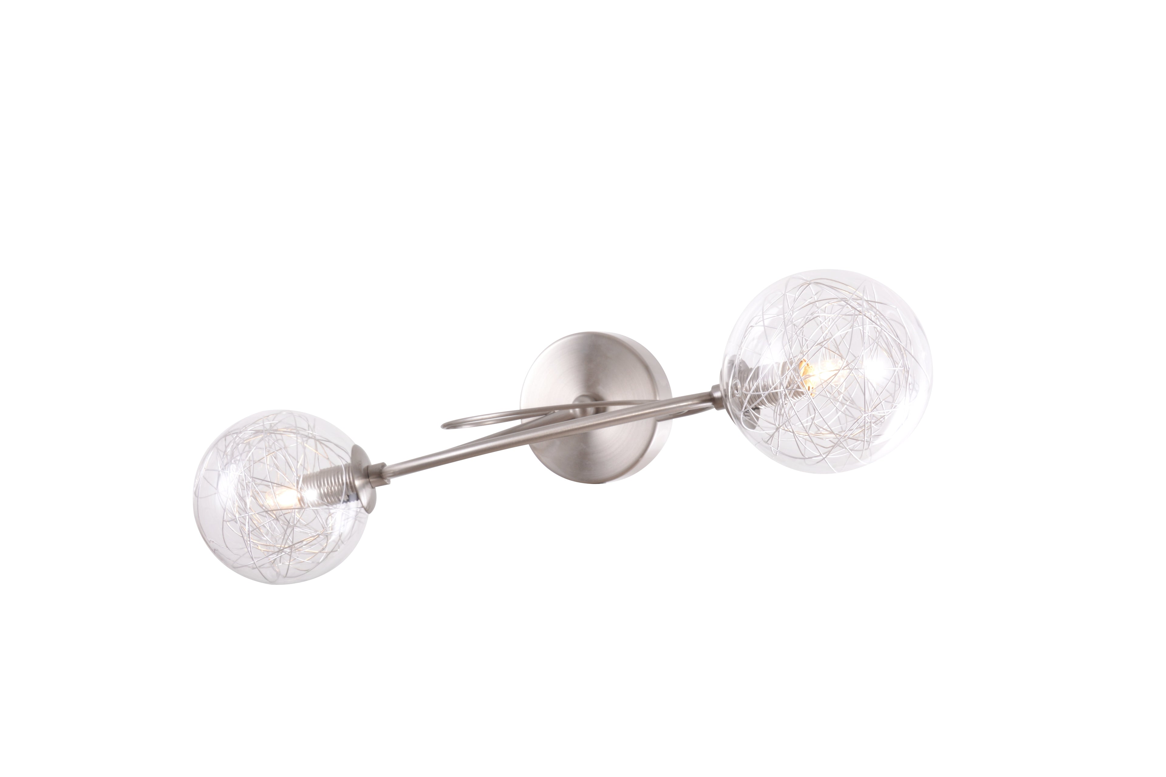 Applique Planet Nickel satiné LD 5151-2SW