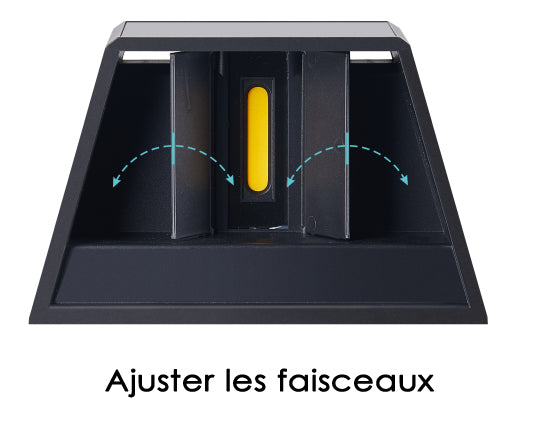 Applique solaire ARK noire BFARK3