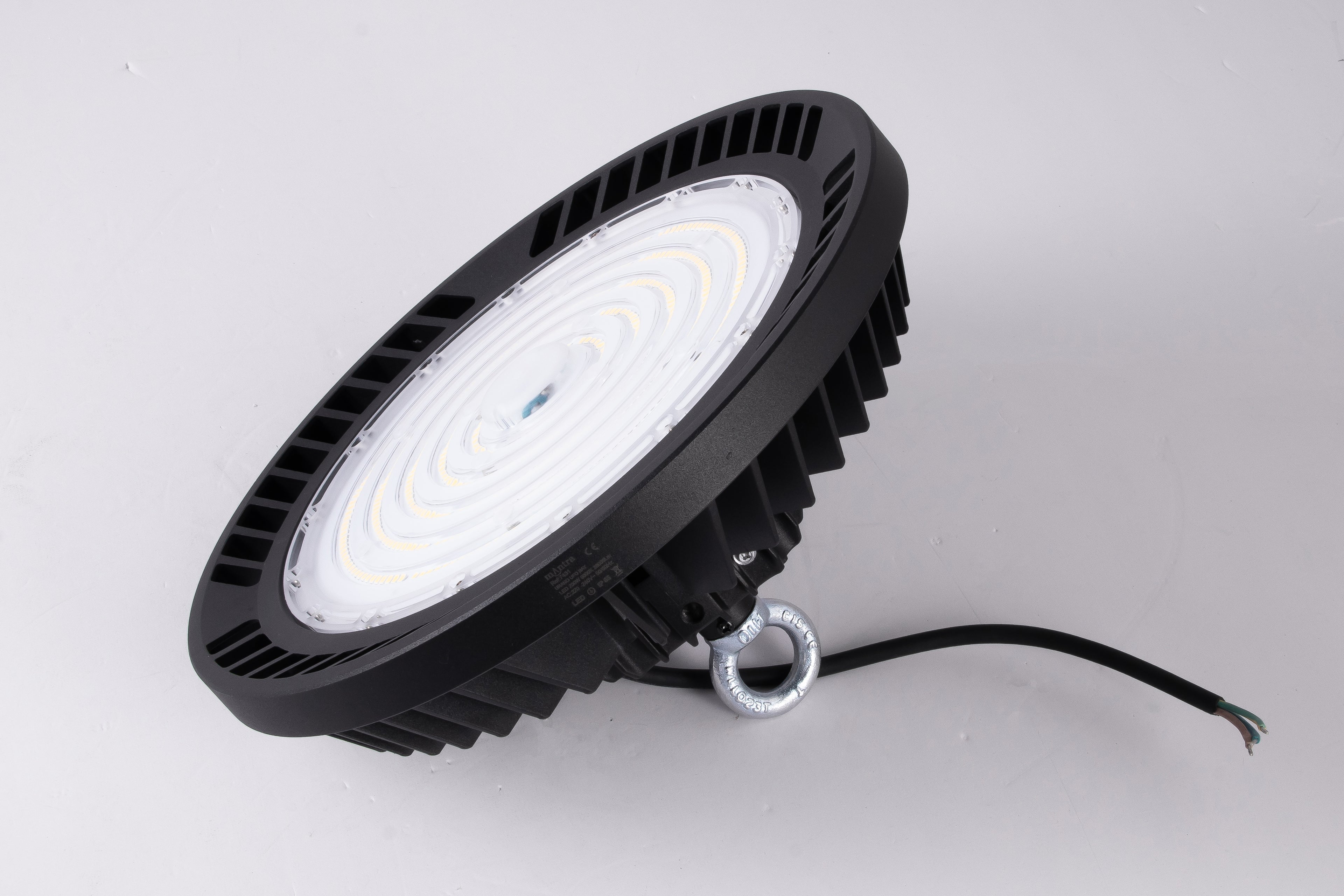 Projecteur industriel Urano noir 120 degrés 5000k Mantra 7425