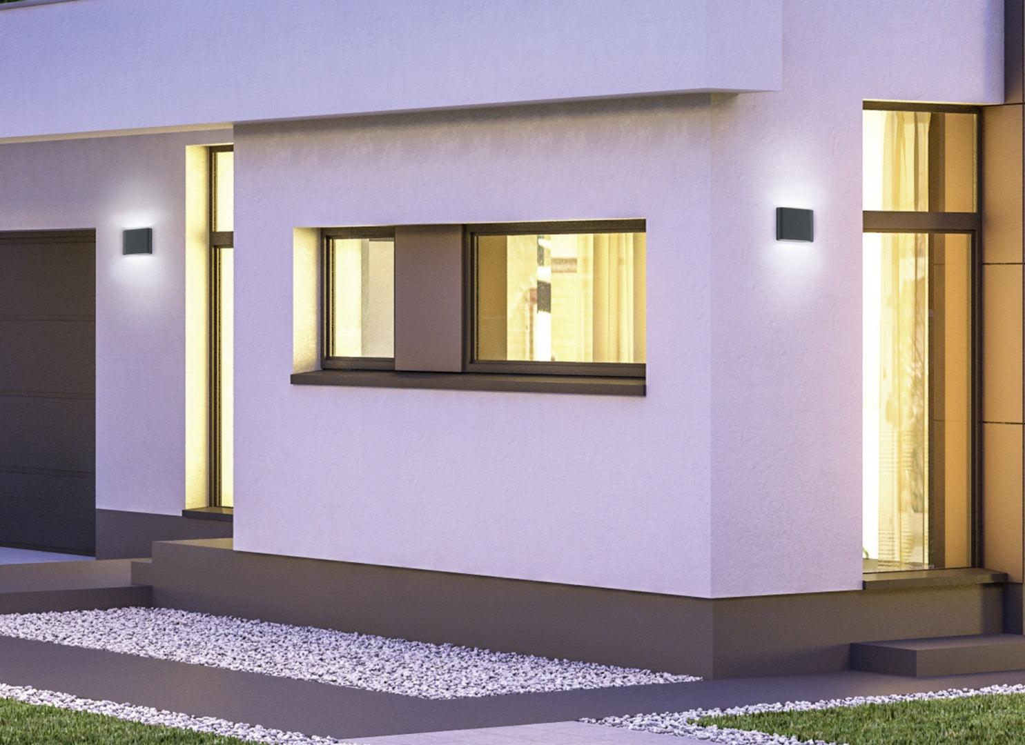 Applique Thames II ronde anthracite pm 227560242