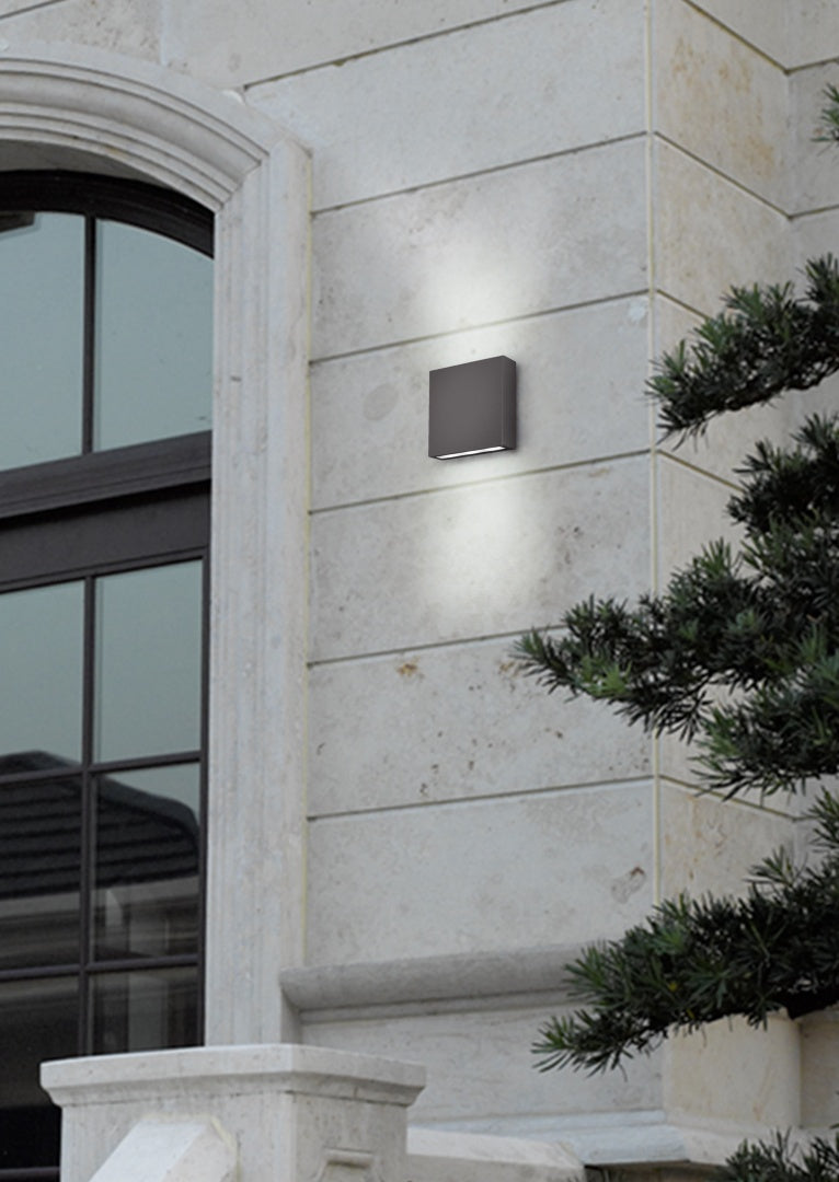 Applique Thames carrée anthracite pm 229360242