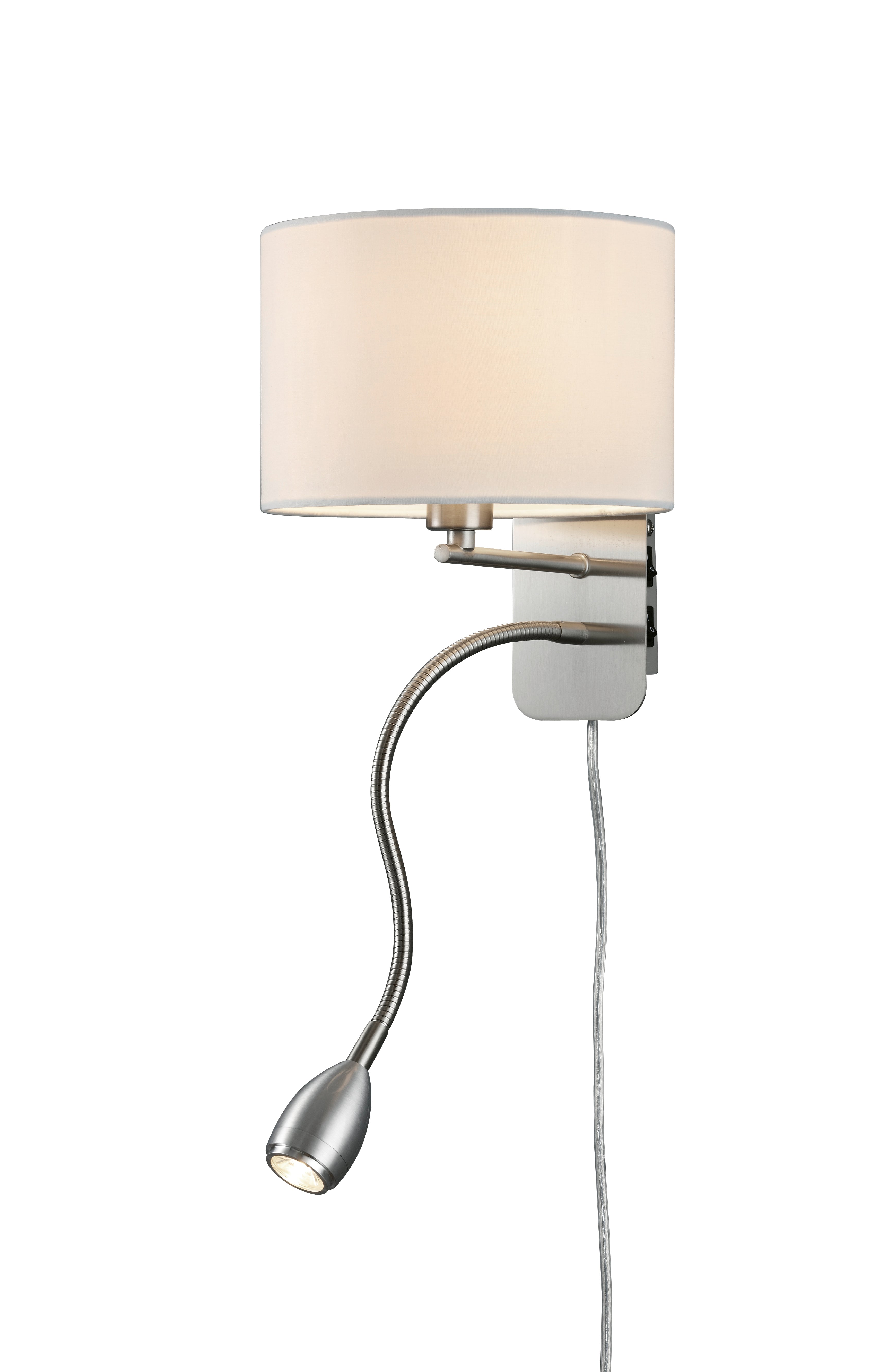 Applique Hotel nickel/blanc 271170201