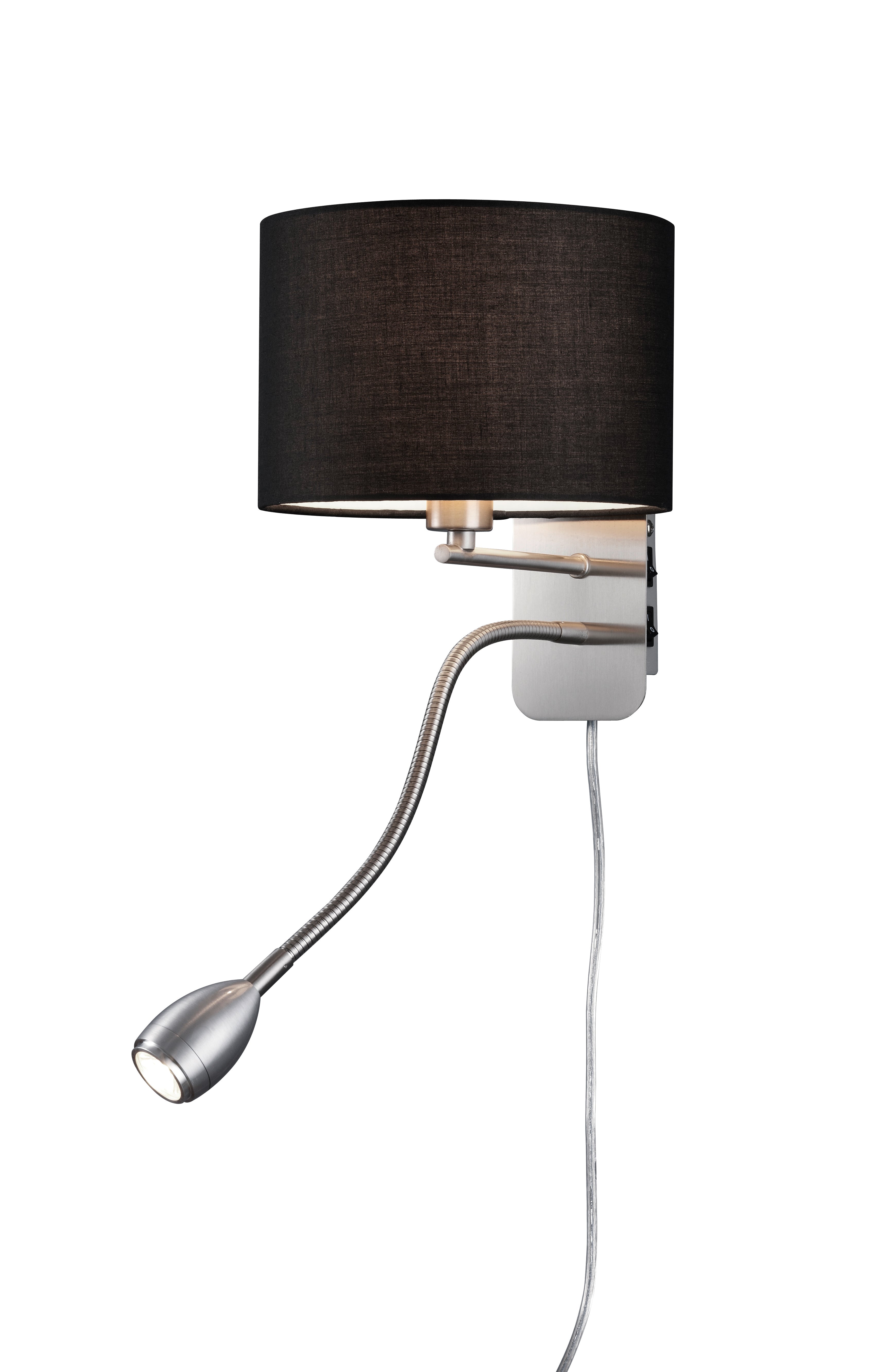 Applique Hotel nickel/noir 271170202