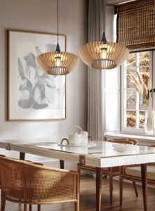 Suspension Colino anthracite/bois 315900142