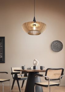 Suspension Colino anthracite/bois 315900142