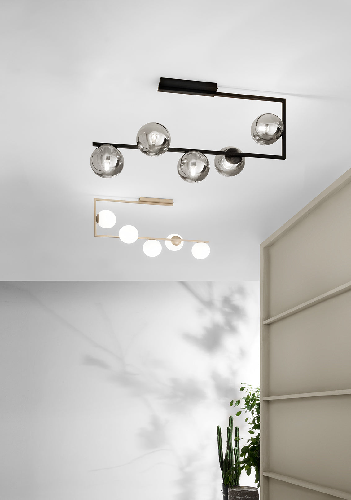 Plafonnier Cinquante noir pl-monile/nero