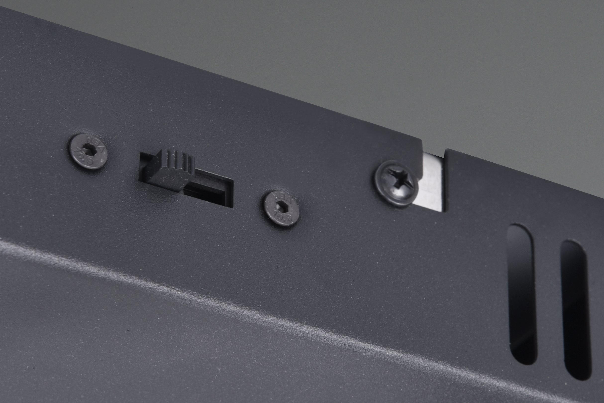 Plafonnier Séquence nickel/noir 641810205