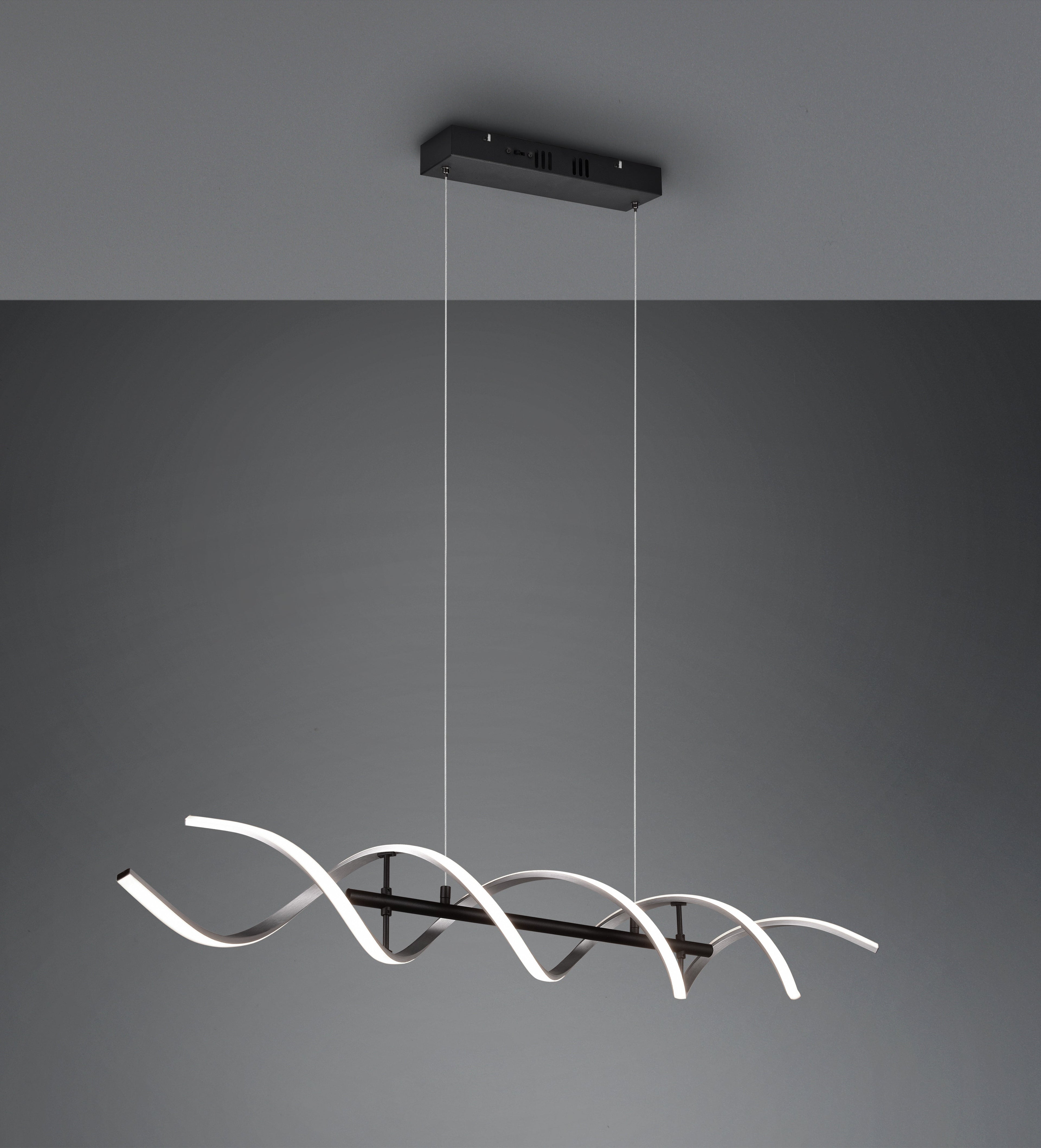 Suspension Séquence nickel/noir 341810205