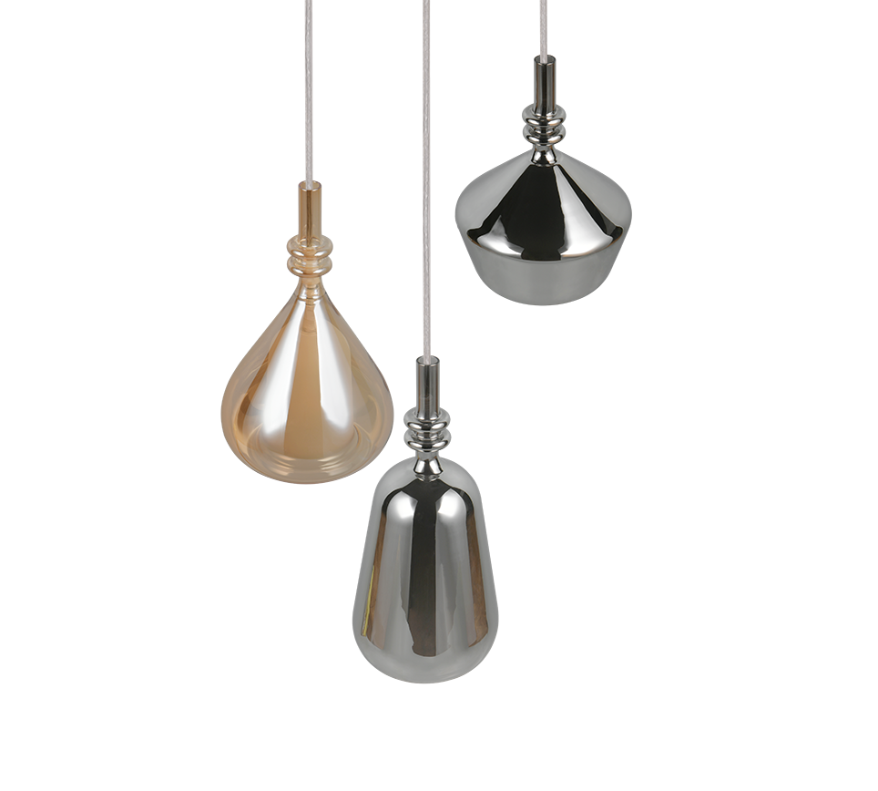 Suspension Aldea verre multicolore Trio 349430317