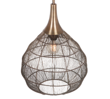 Suspension Soraya noir/laiton diam 42 365440104