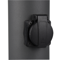 Borne Hoosic anthracite gm avec prise 424067142