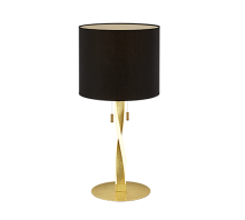 Lampe Nandor noir/or 575310379
