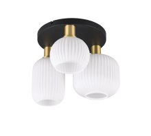 Plafonnier Diva blanc/or 619800308