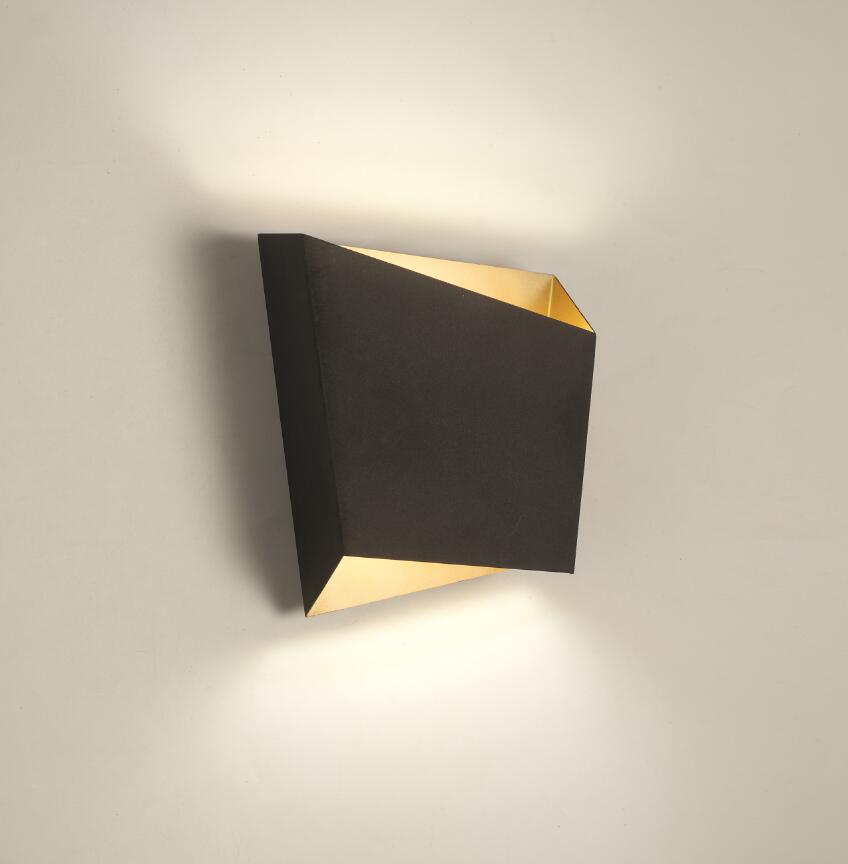 Applique Asimetric noire et or 6222