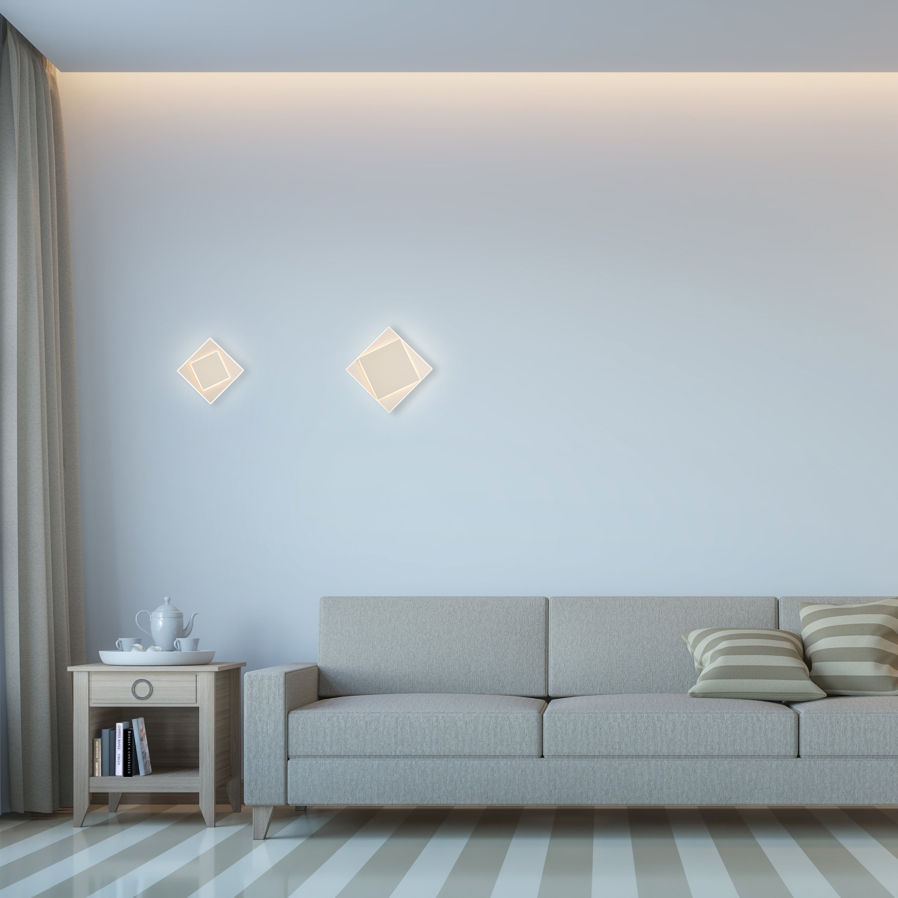Applique Dakla blanche pm 6425