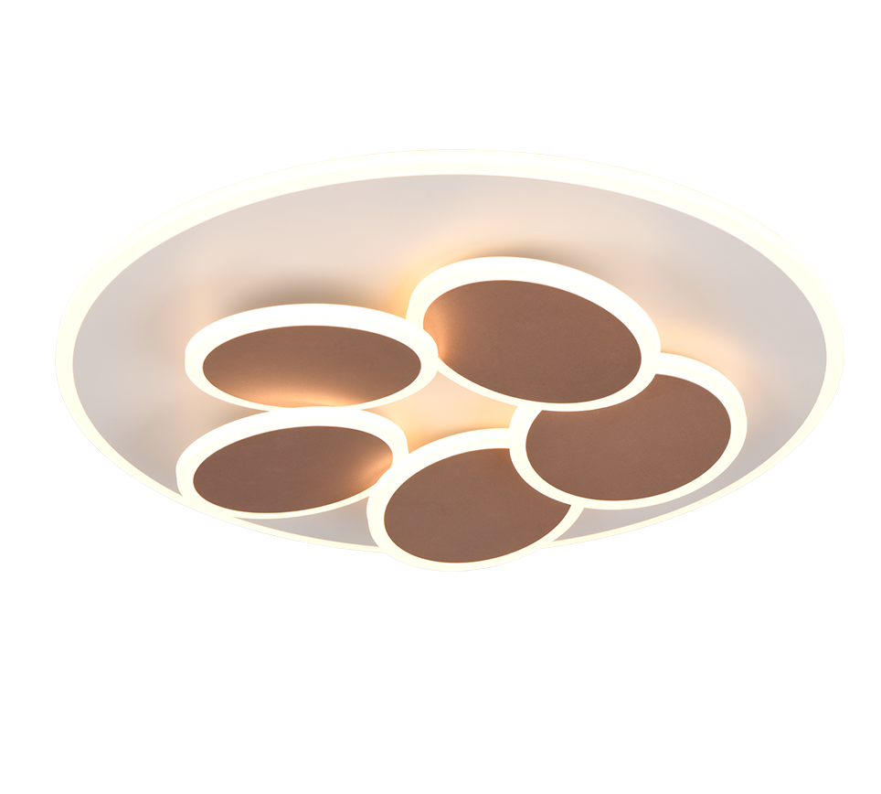 Plafonnier Mandala gris/café 653210676