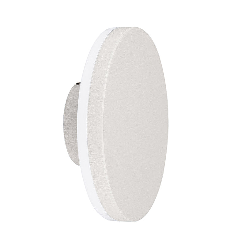 Applique Bora extérieure ronde blanche 6536