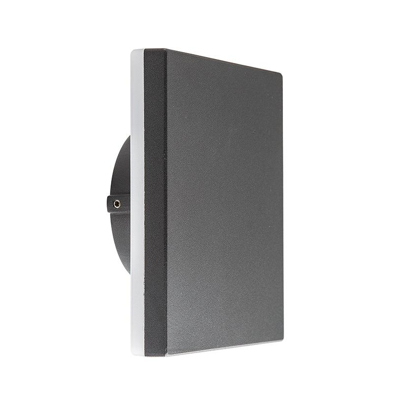 Applique Bora extérieure carrée gris anthracite 6536
