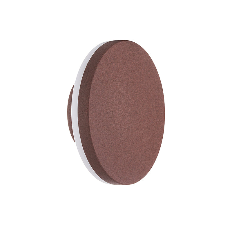 Applique Bora extérieure ronde rouille 6538