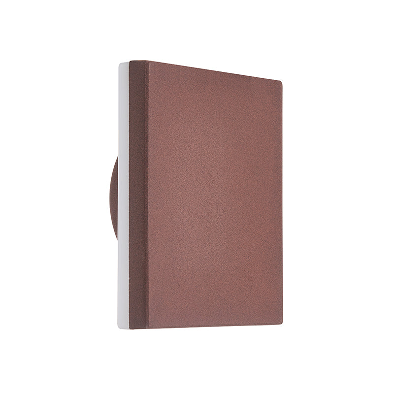 Applique Bora extérieure carrée rouille 6539