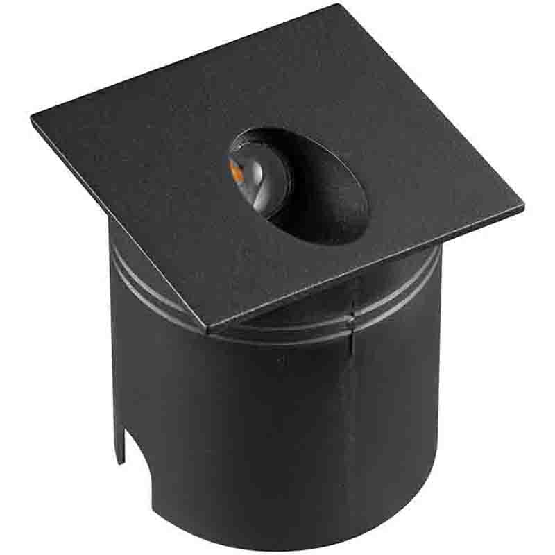 Encastré de mur Aspen carré noir 7025