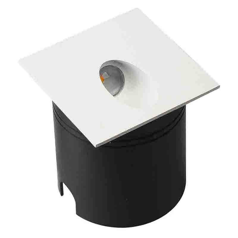 Encastré de mur Aspen carré blanc 7026