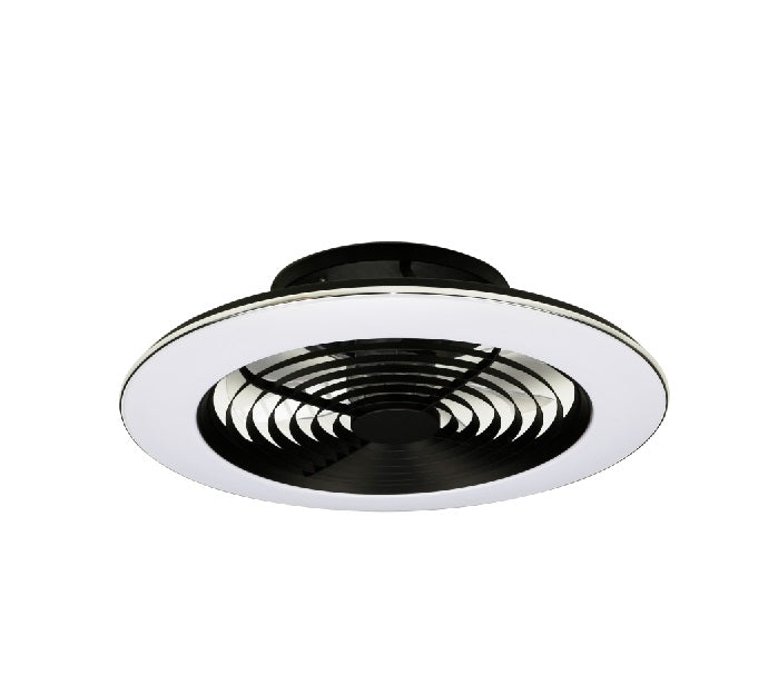 Plafonnier ventilateur Alisio Xl noir Mantra 7492