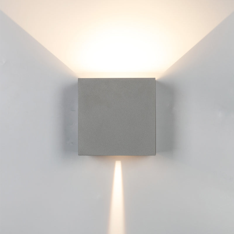 Applique Davos grise XL dimmable 2700K Mantra 8609