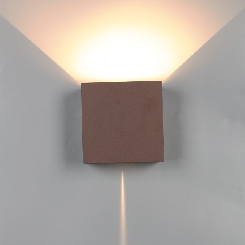 Applique Davos rouille XL dimmable 2700K Mantra 8612
