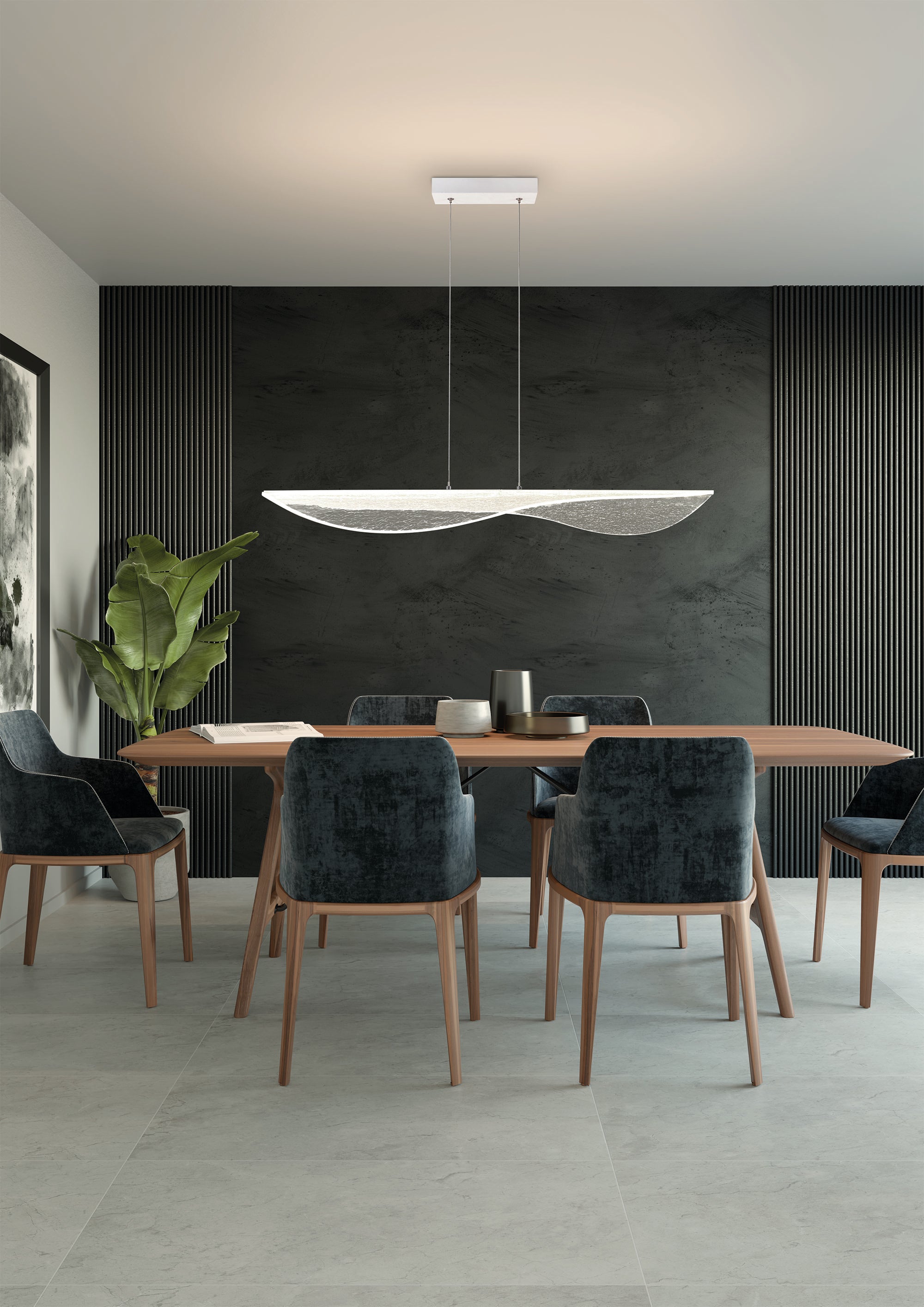 Suspension Bianca non dimmable L88 Mantra 7765
