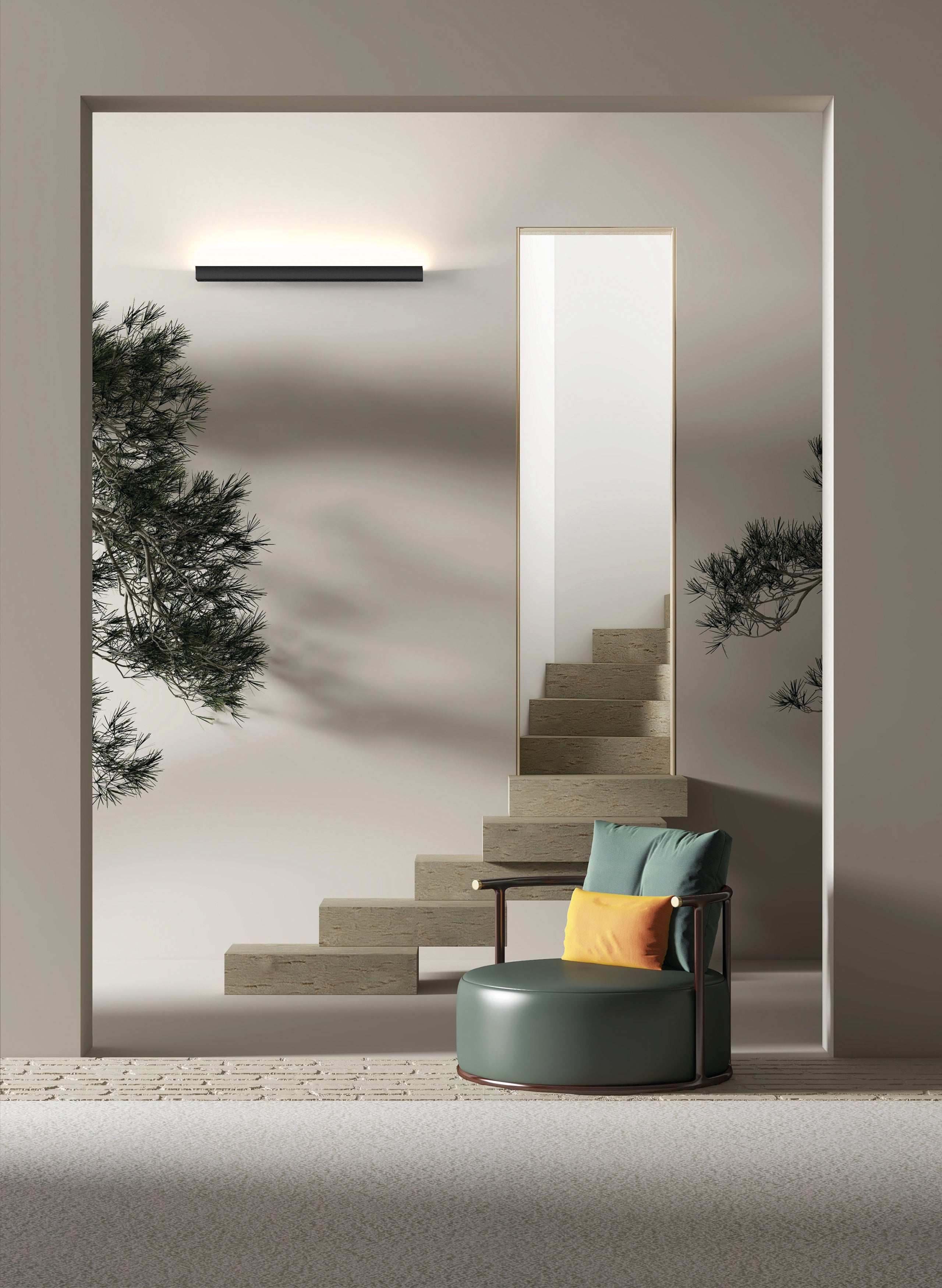 Applique Hanok noire L120 3000k Mantra 7772