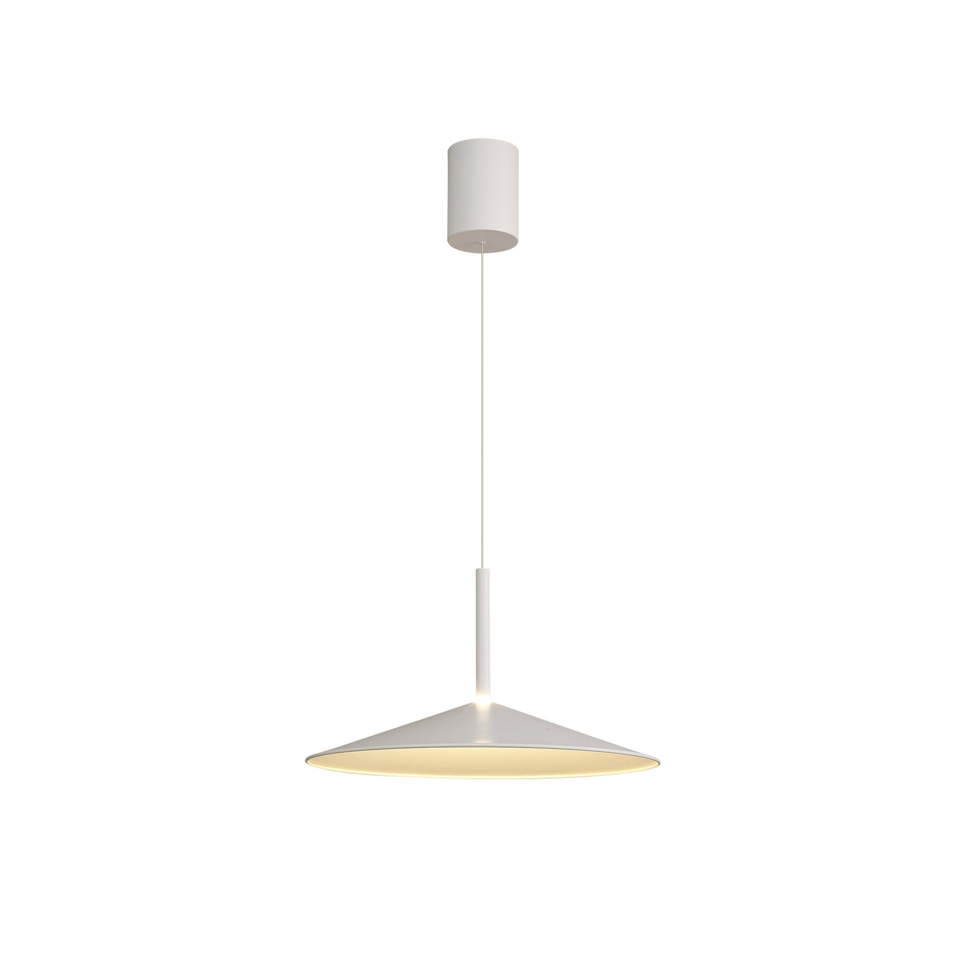 Suspension monte et baisse CALICE blanche D47,5 Mantra 7890