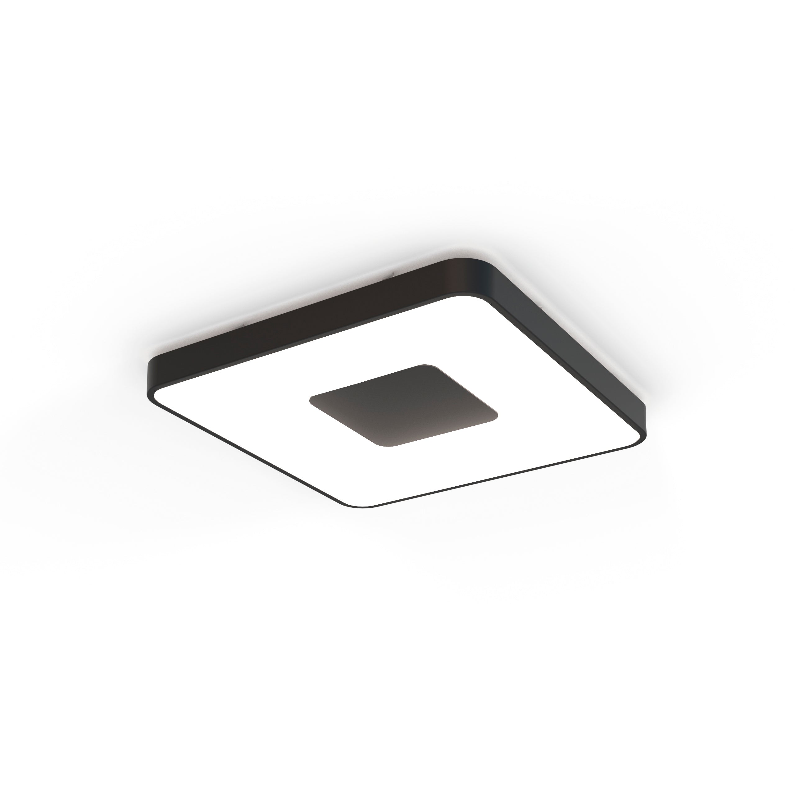 Plafonnier Coin carré noir gm 7917