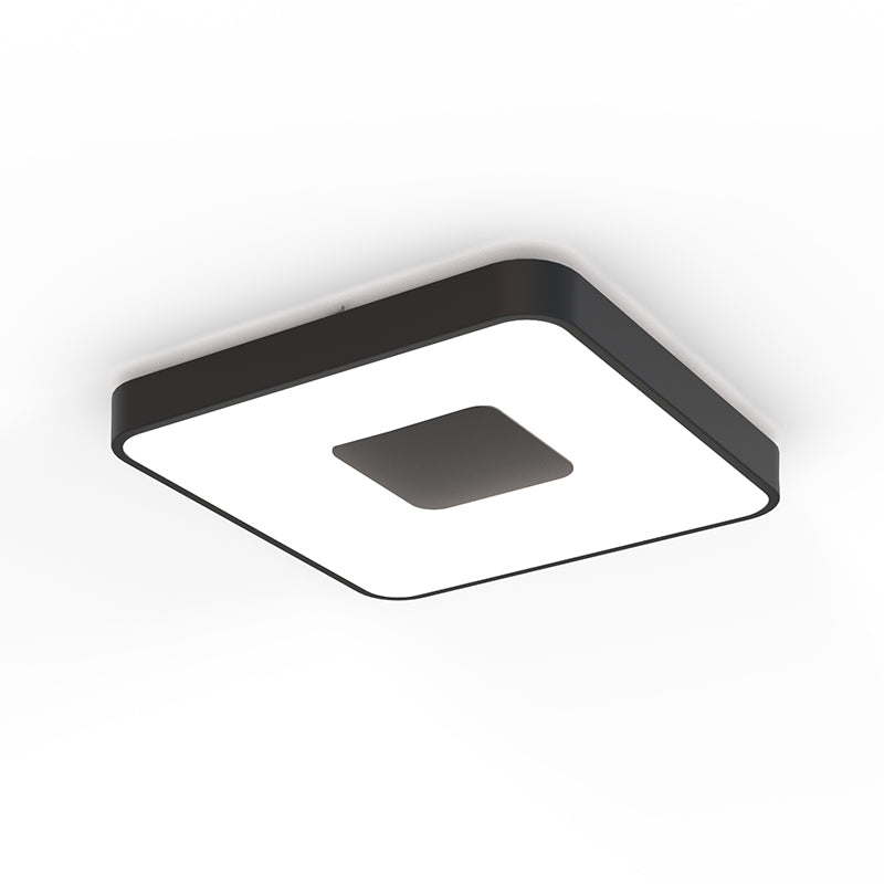 Plafonnier Coin carré noir mm Mantra 7920