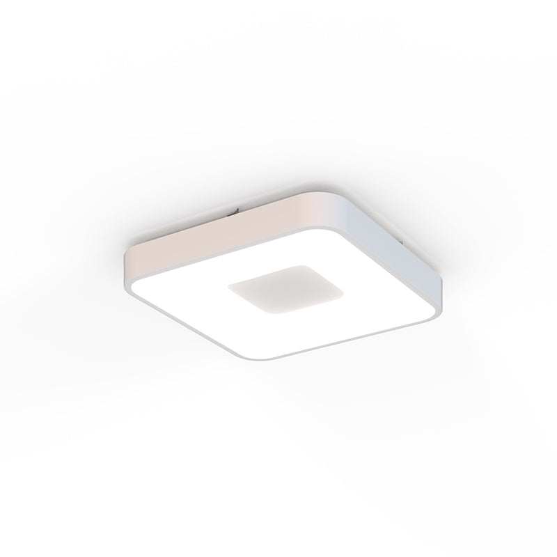 Plafonnier Coin carré blanc pm 7922