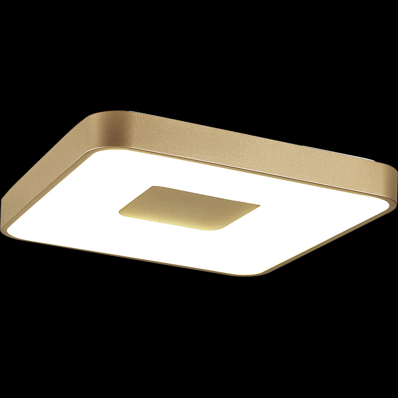 Plafonnier Coin carré or mat gm 7925