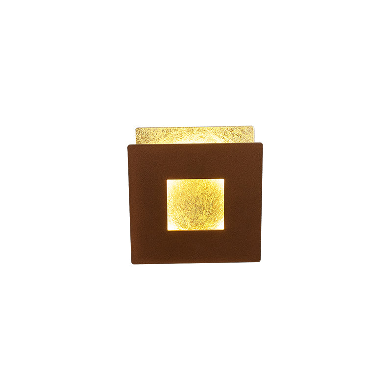 Applique Dalia rouille et or pm 8113