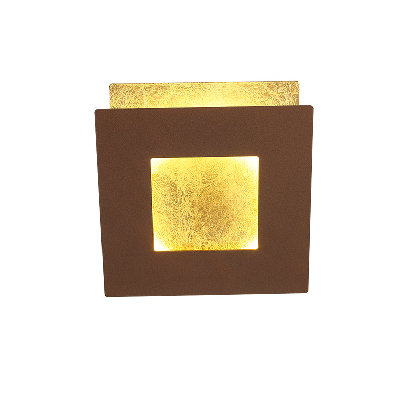 Applique Dalia rouille et or mm 8117