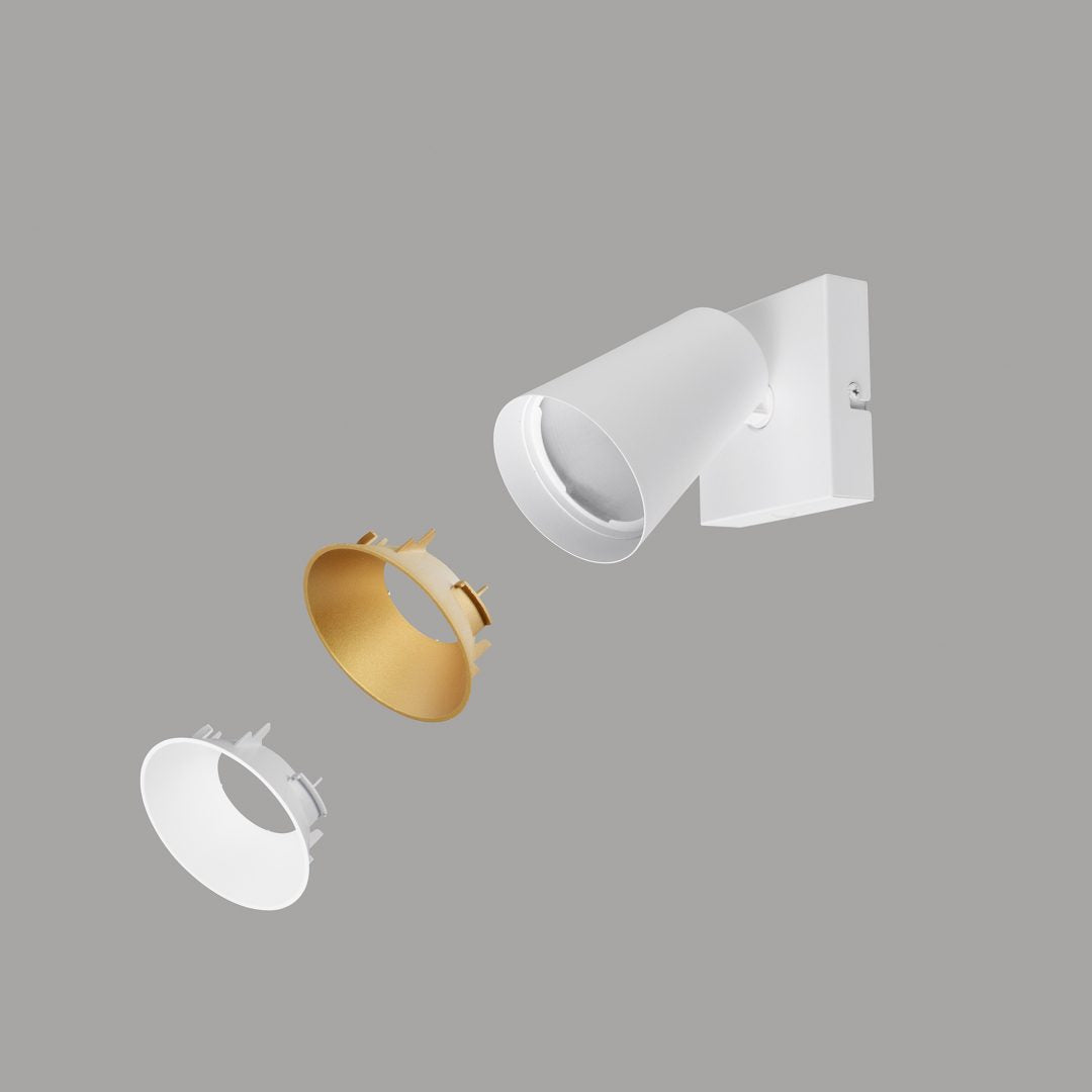 Spot Sharp blanc/or 817170131