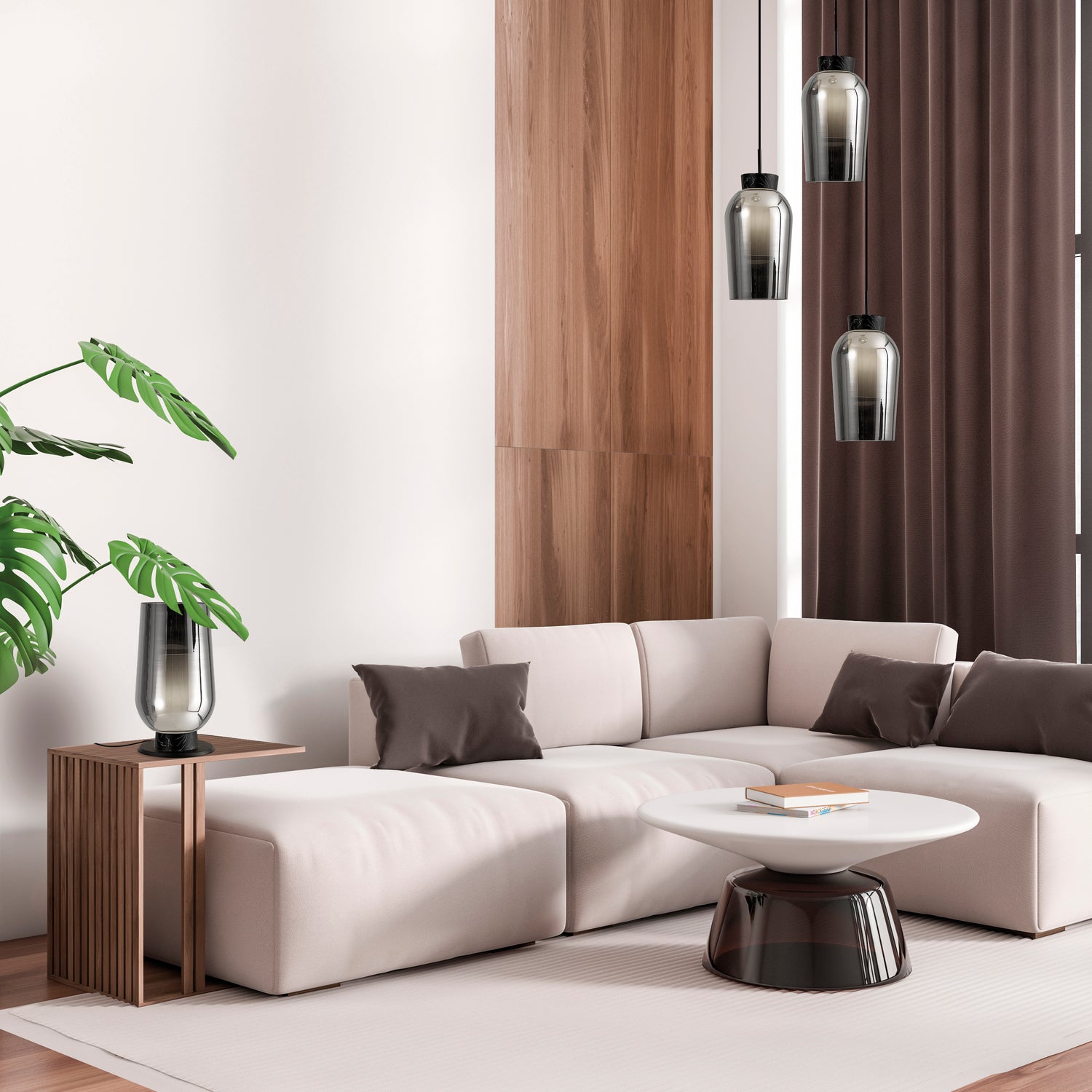 Applique Nora noir H35,7 Mantra 8288