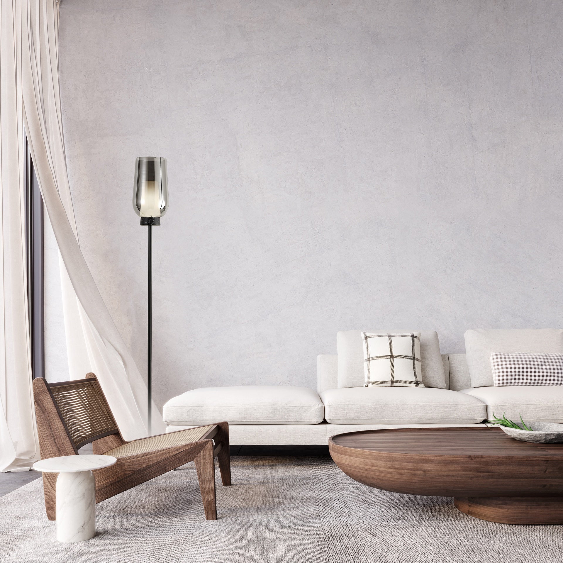 Lampadaire NORA noir H165 Mantra 8290