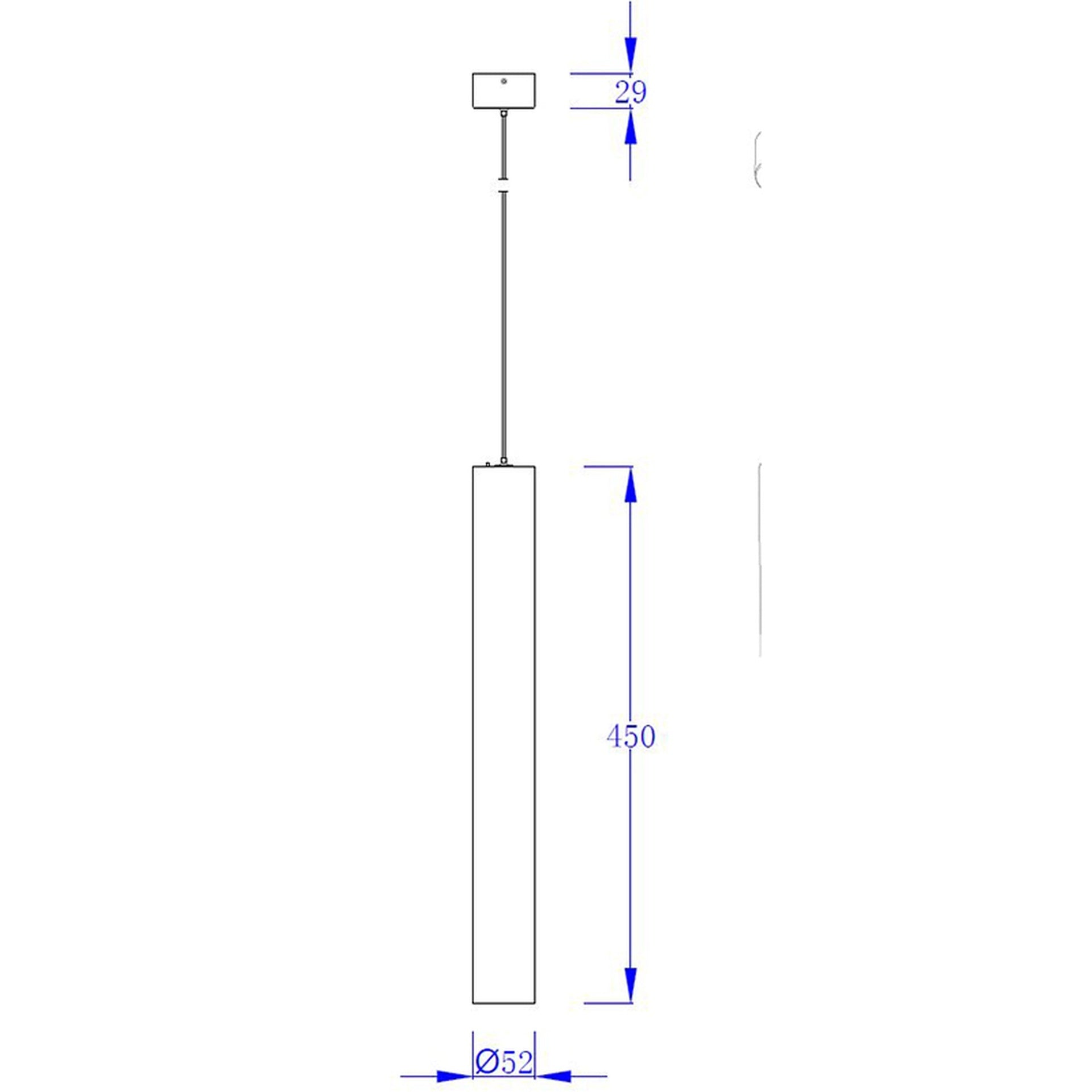 Suspension BOLONIA CCT blanche GM Mantra 8357