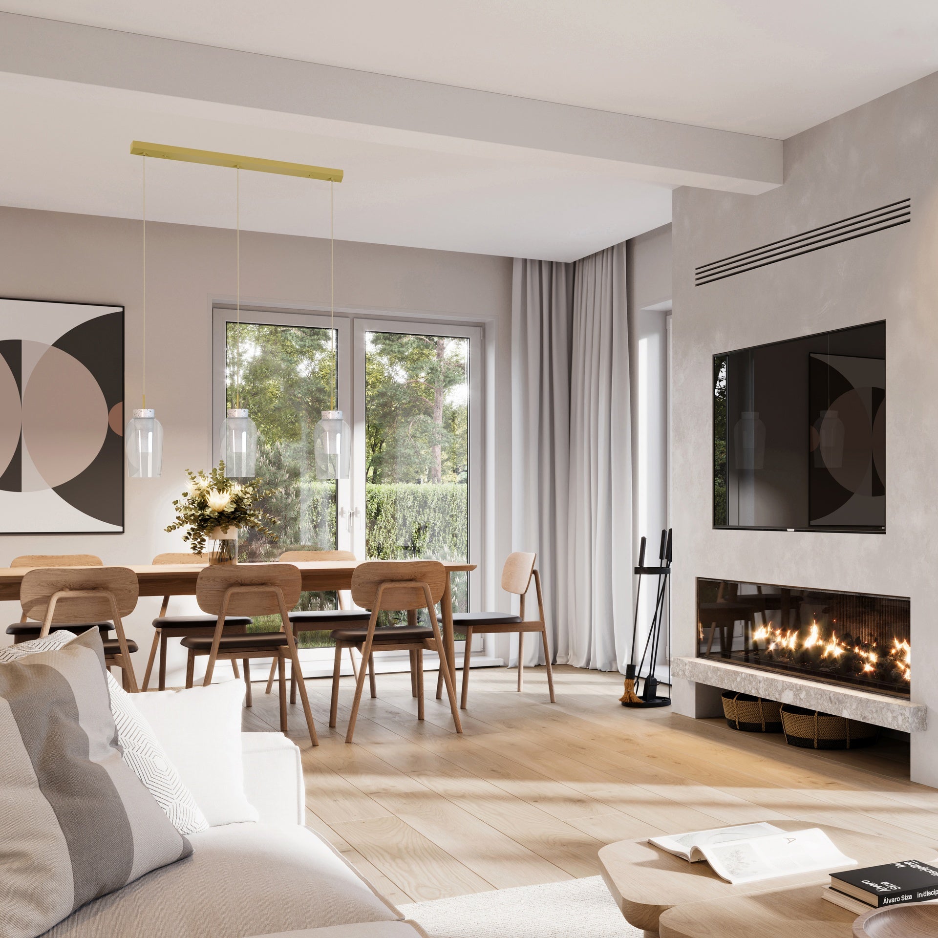 Suspension NORA or 3 lumières Mantra 8397