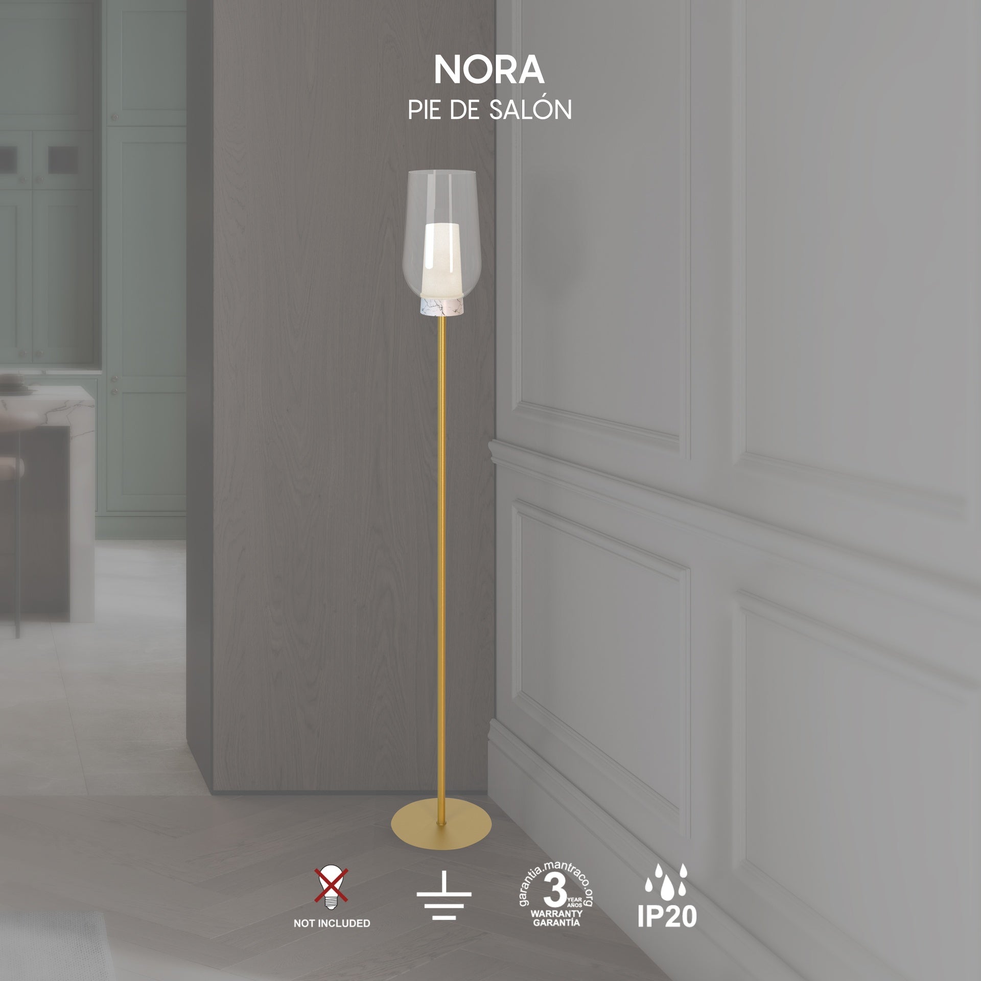 Lampadaire NORA or H165 Mantra 8402