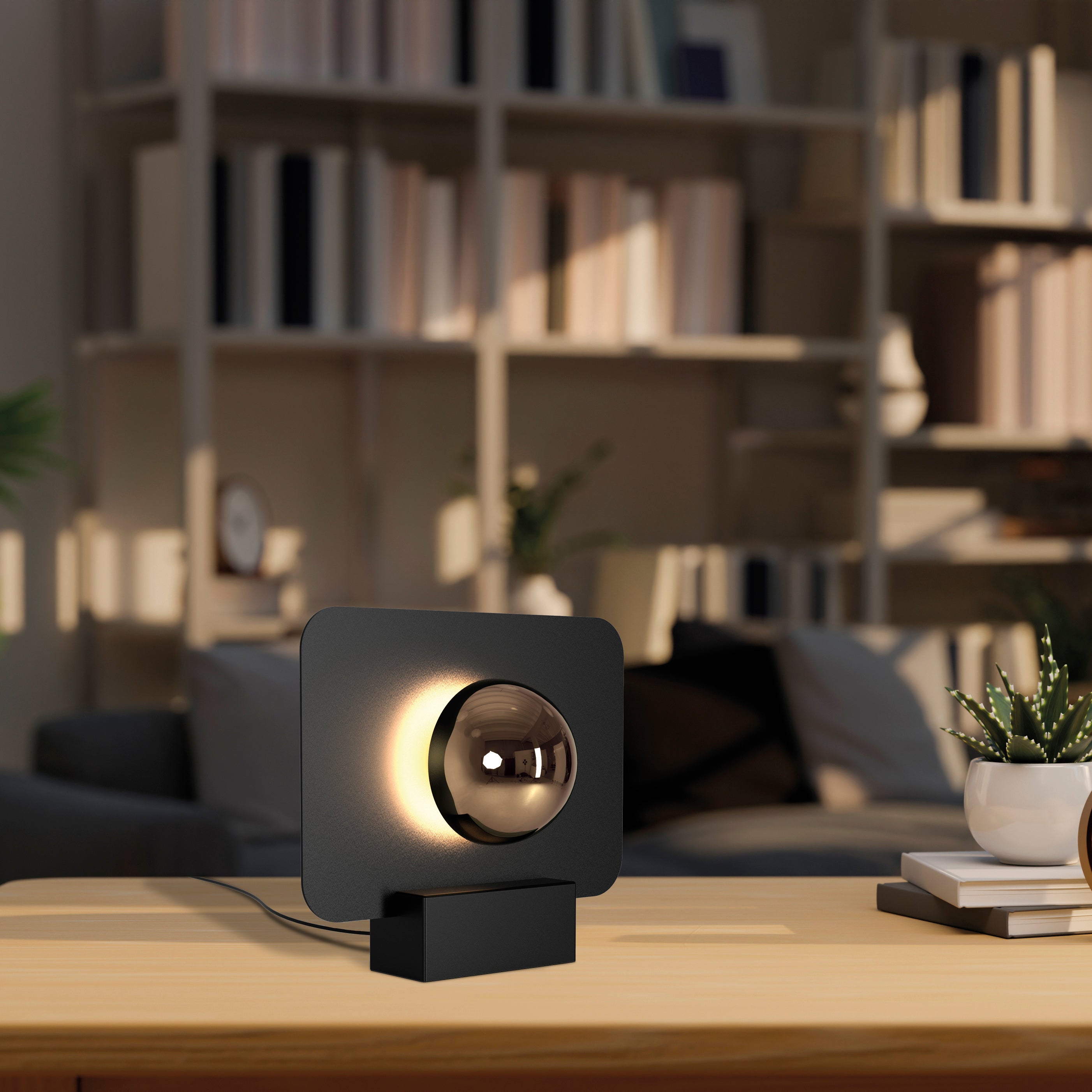 Lampe Alba noire Mantra 8416