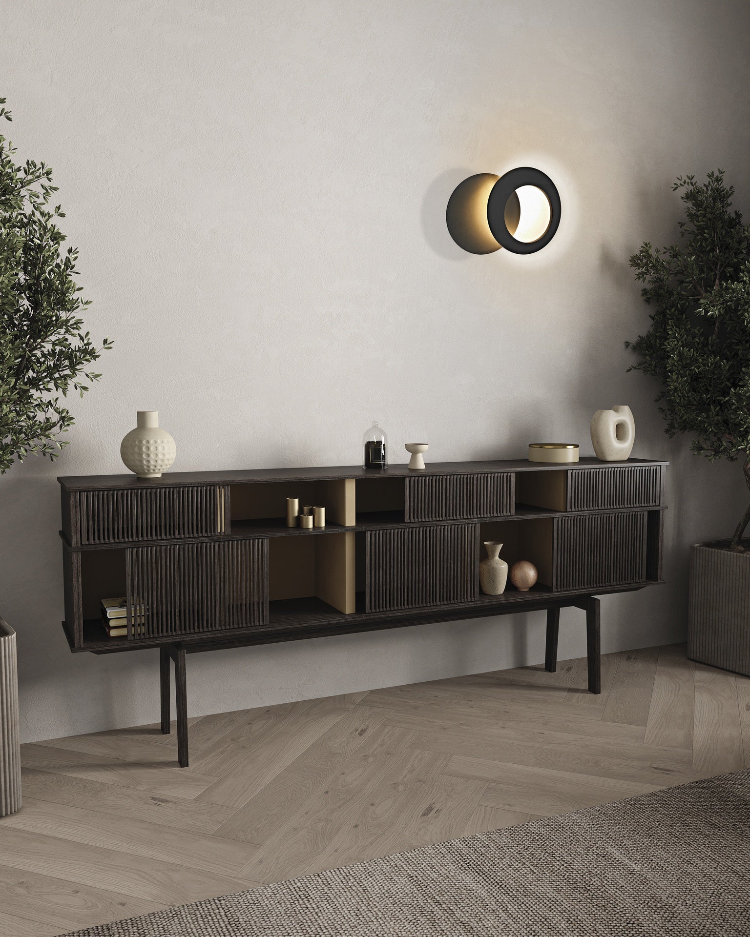 Applique TORONTO led noire D22 Mantra 8462