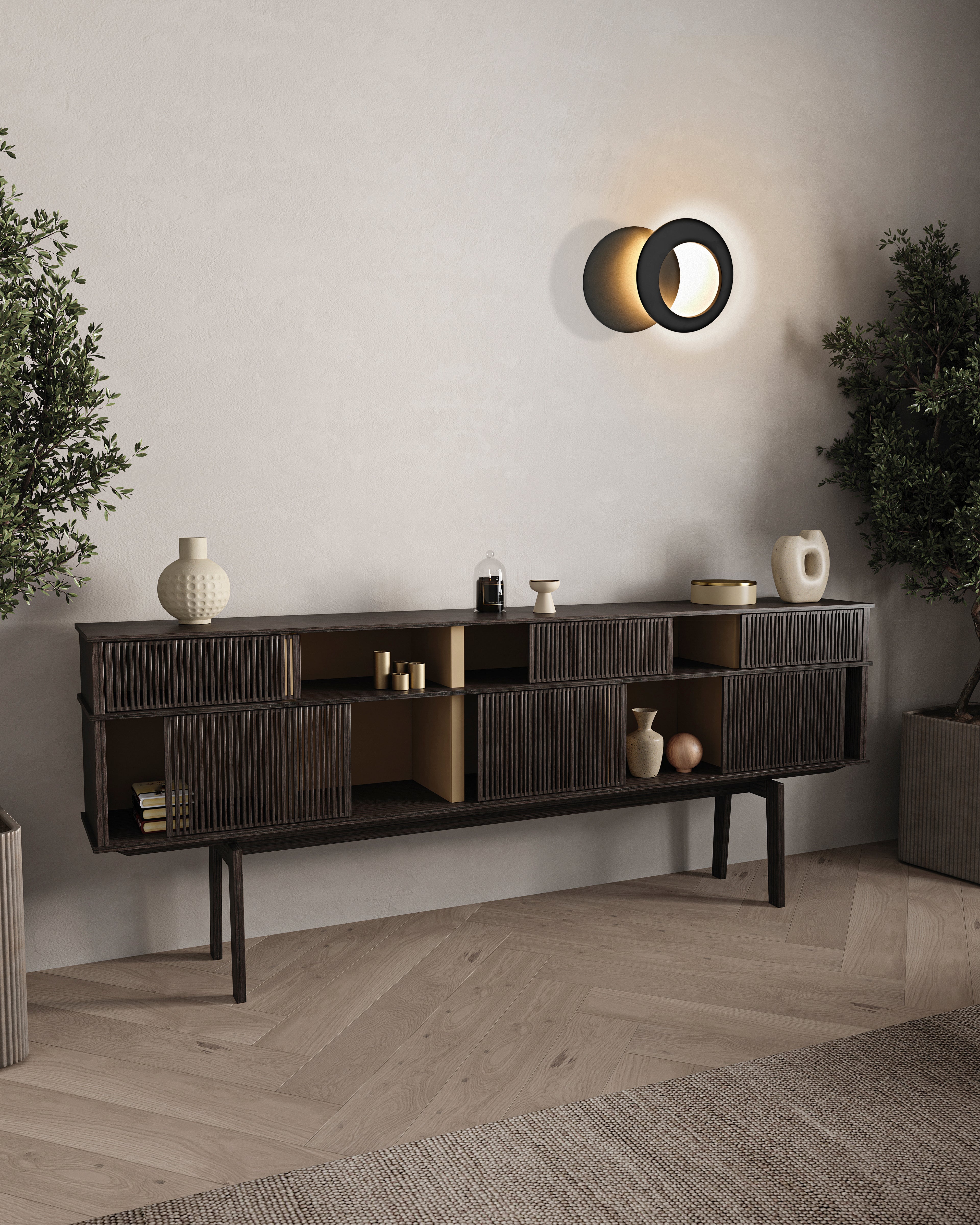 Applique TORONTO led noire D22 Mantra 8462