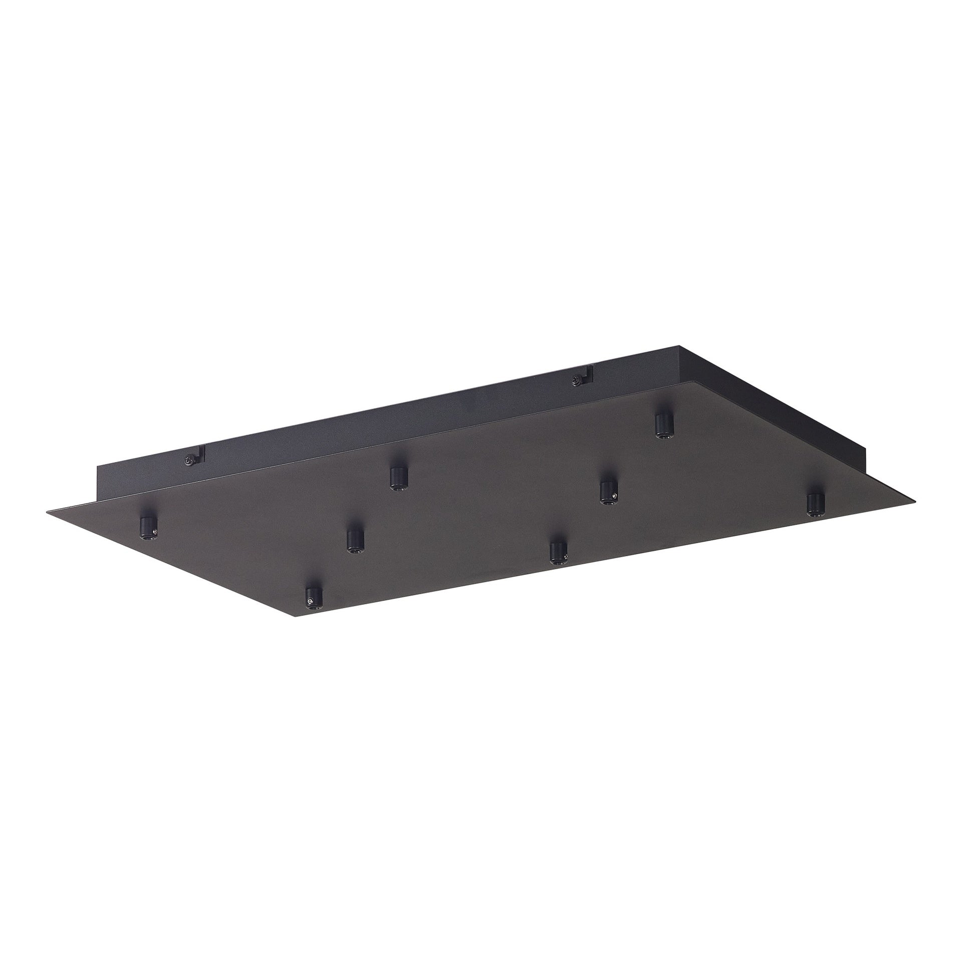 Plateau rectangulaire noir pour 8 lumières pour suspensions TONIC Mantra 8545