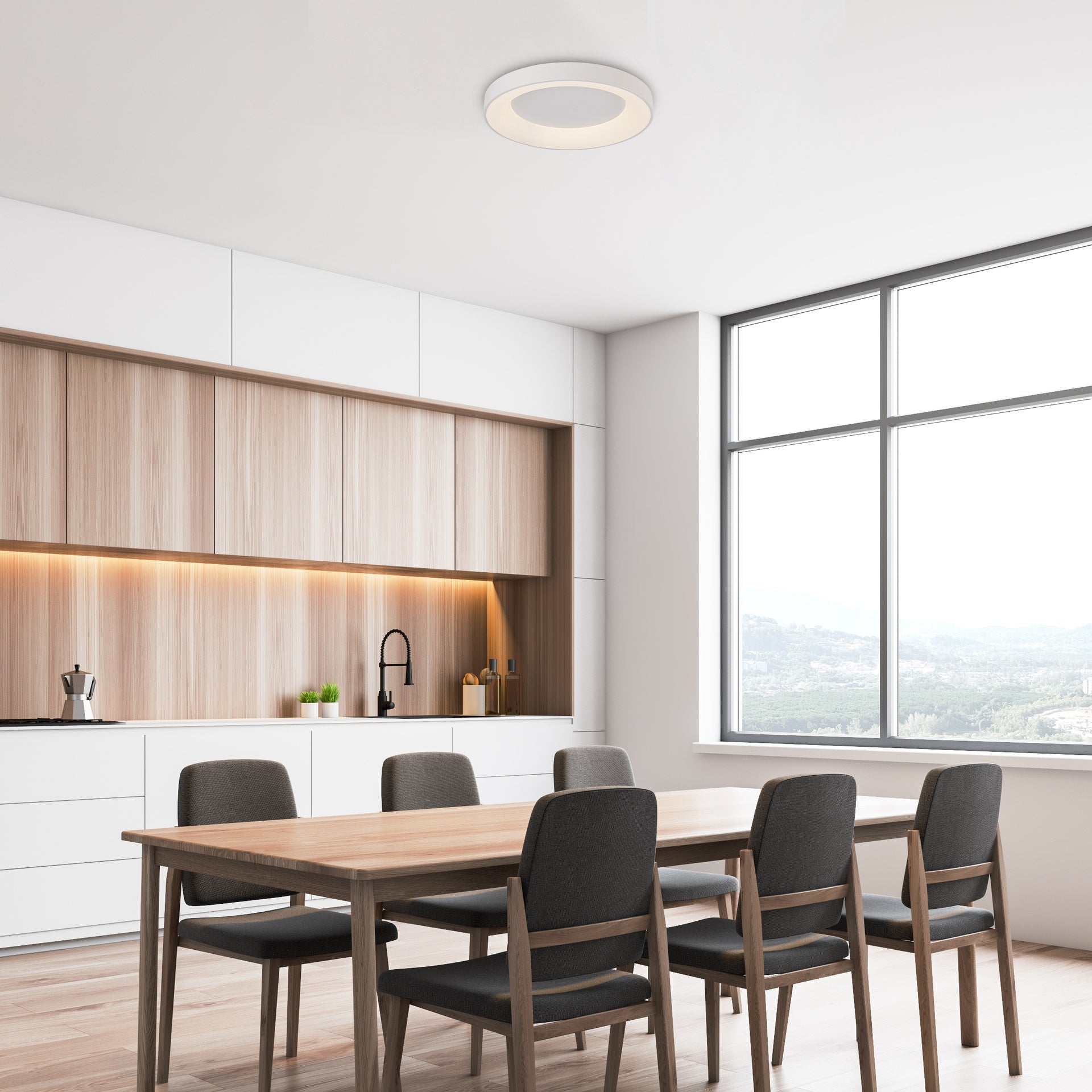Plafonnier NISEKO blanc D50 Mantra 8578
