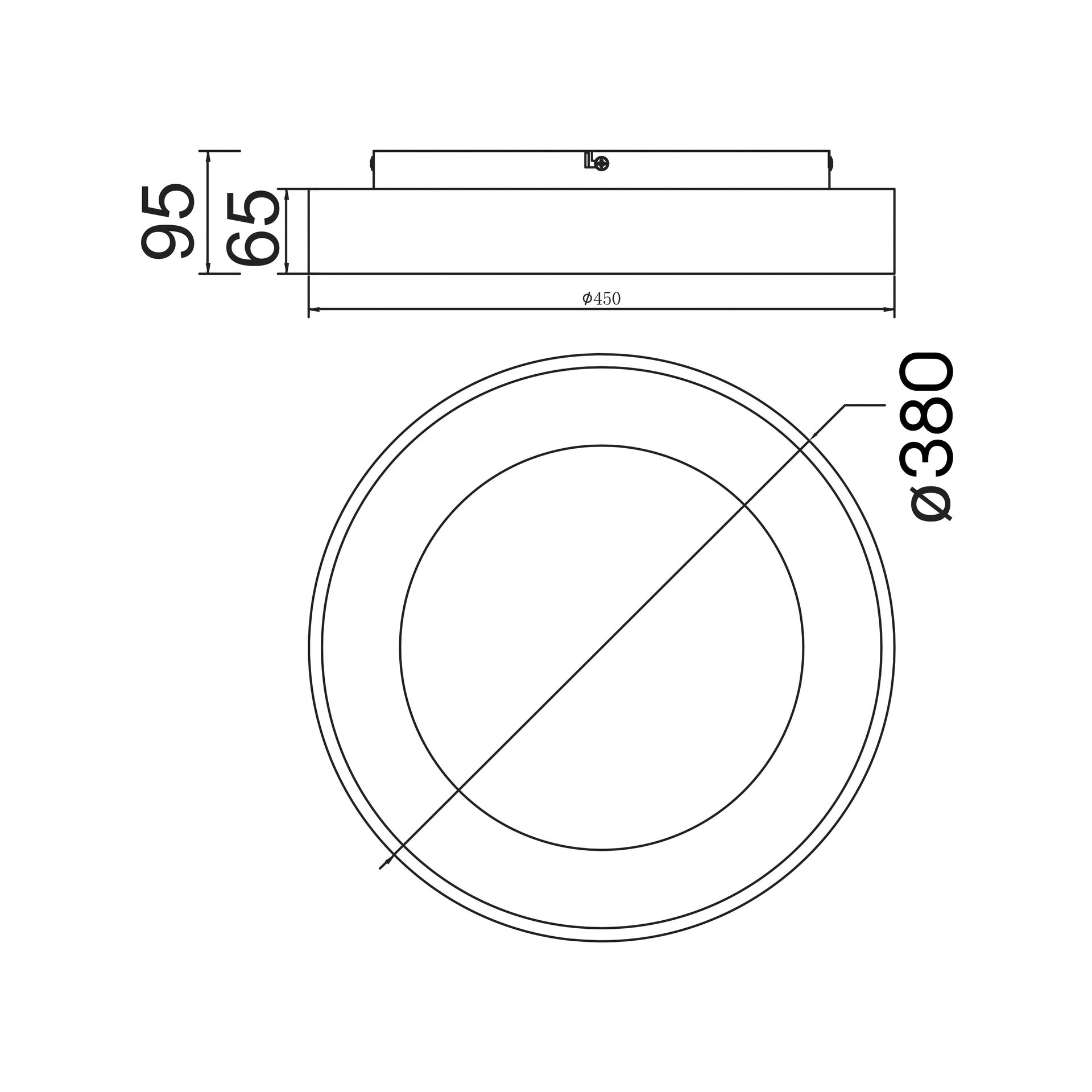 Plafonnier NISEKO Blanc D38 Mantra 8579